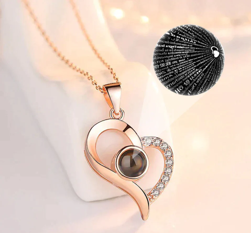 100 Languages I Love You Projection Necklace - Image 5