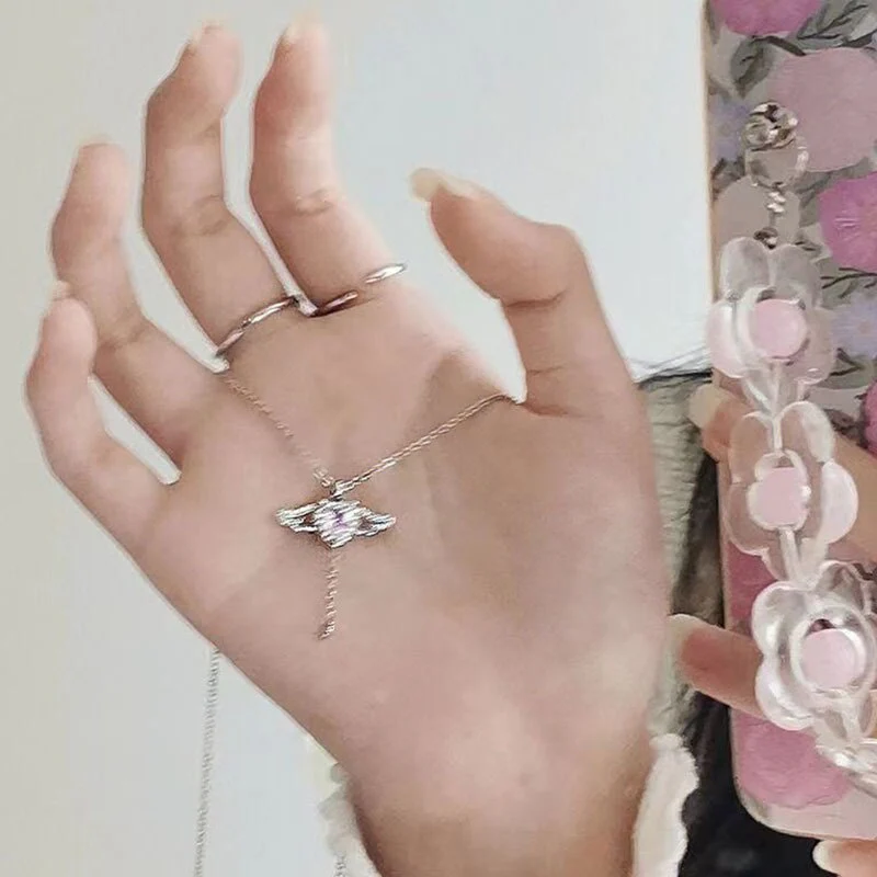 Angel’s Embrace Heart & Wings Necklace - Image 5