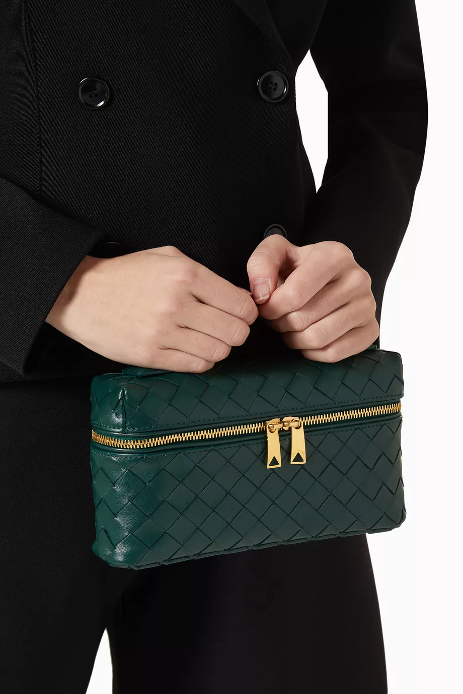 Woven Vegan Leather Handbag - Image 14