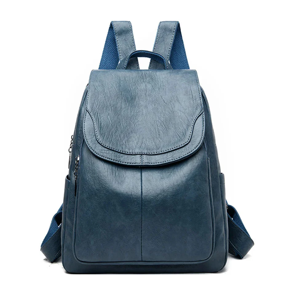 AriaGuard Mini Anti-Theft Leather Backpack - Image 6