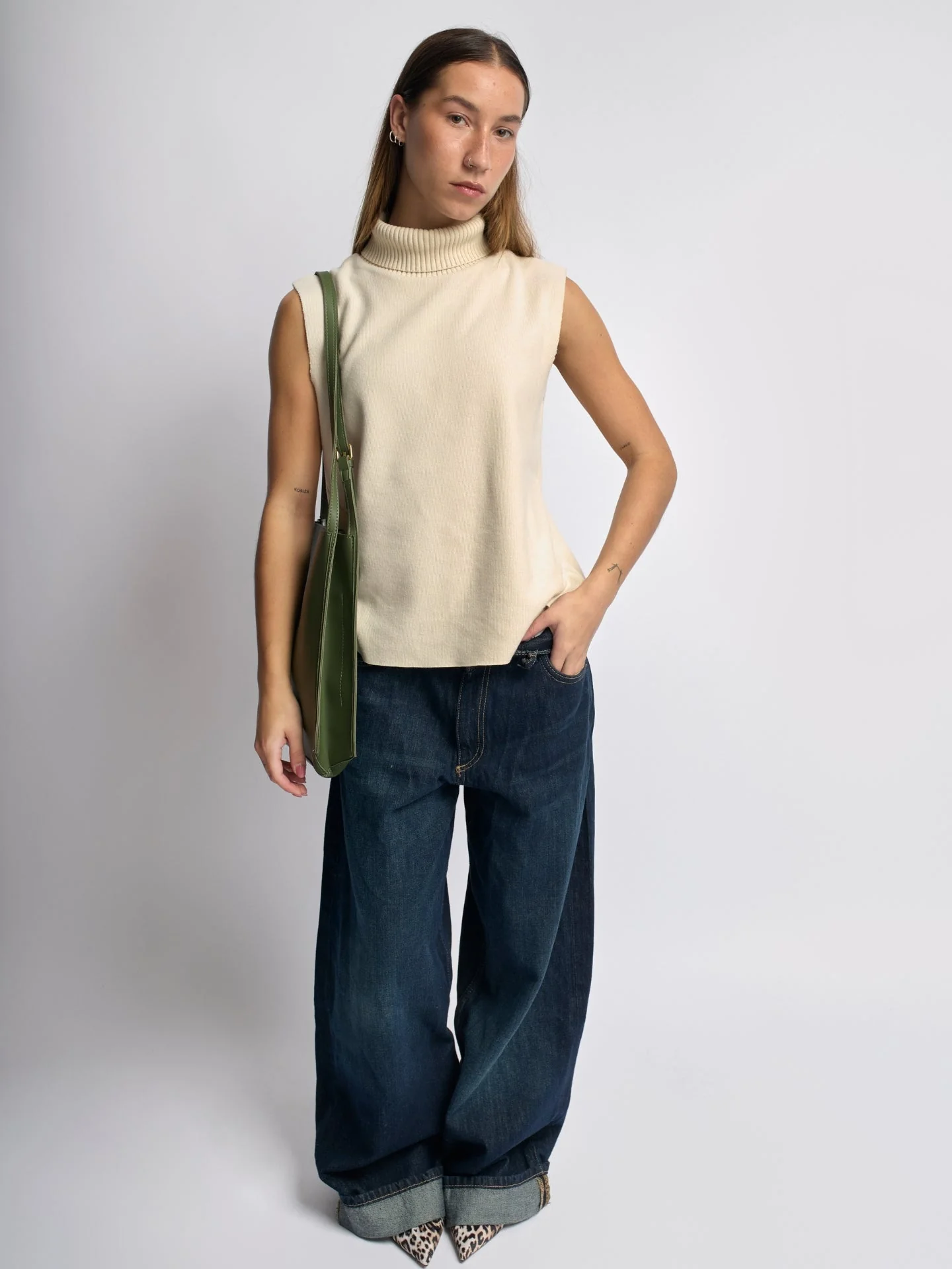 Arya Daily Chic Vegan Leather Shoulder Bag - Image 12