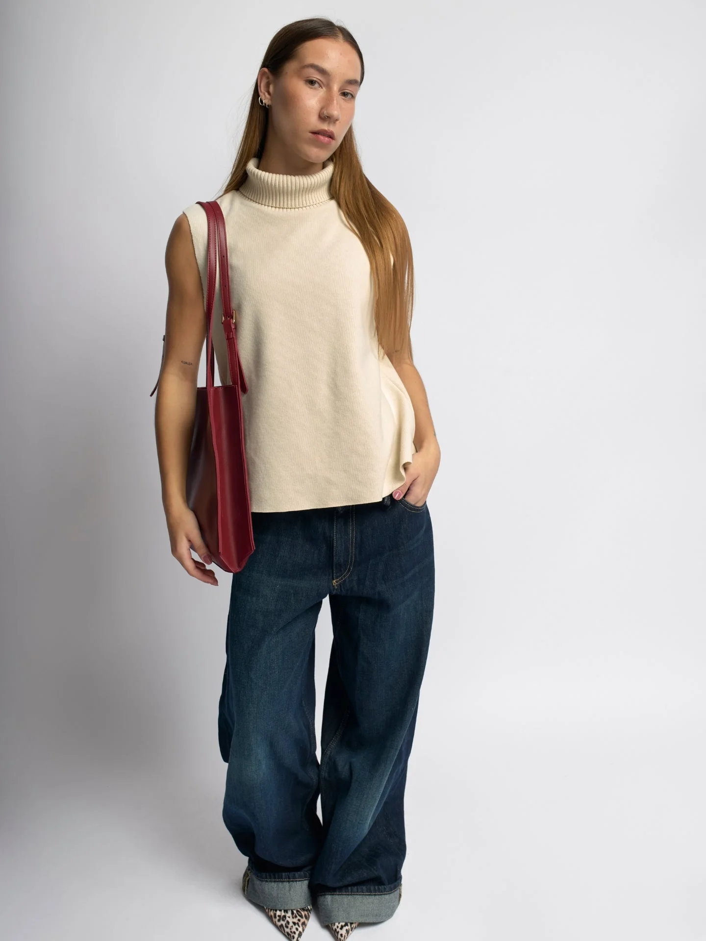 Arya Daily Chic Vegan Leather Shoulder Bag - Image 19