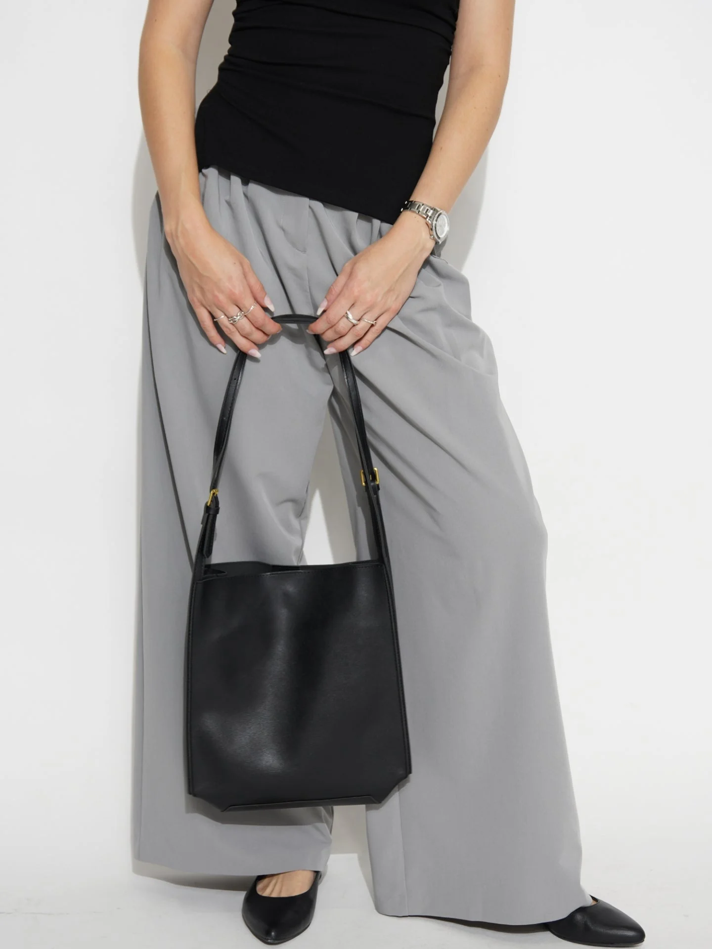 Arya Daily Chic Vegan Leather Shoulder Bag - Image 2