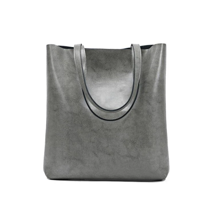 Structured Leather Tote - Image 9