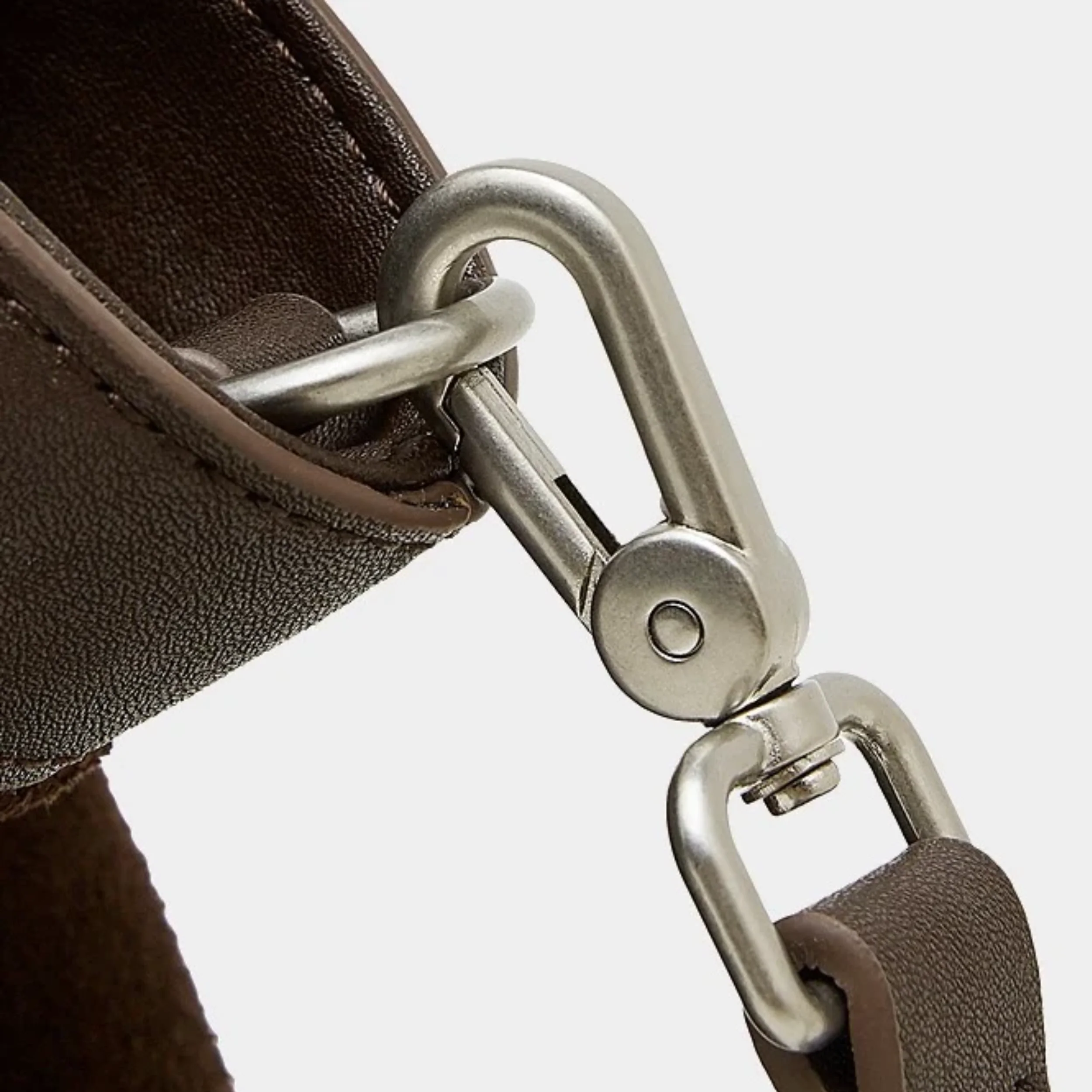 Bellanova Suede & Genuine Leather Classic Structured Shoulder Tote - Image 9