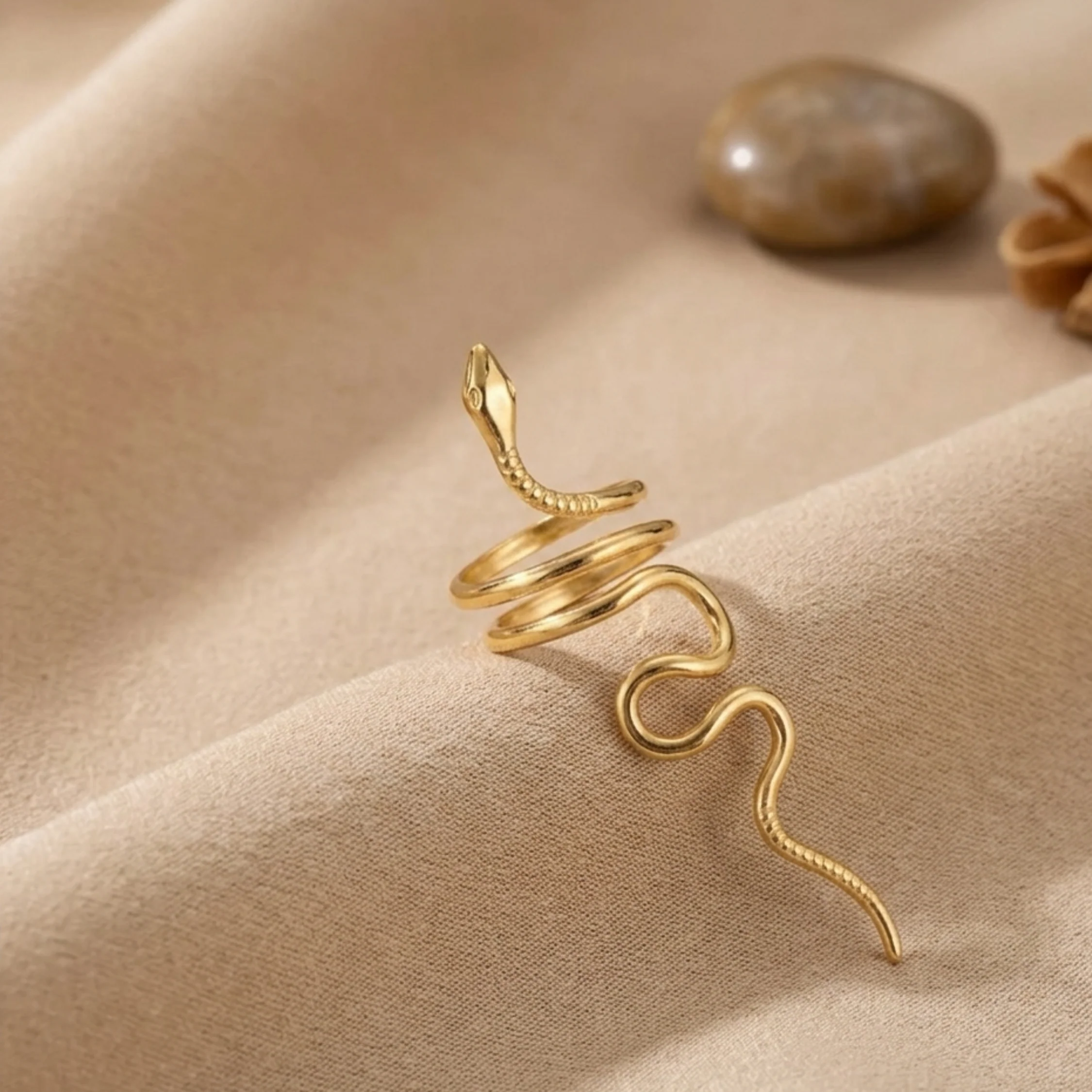 Cassiopeia Serpent Embrace Ring - Image 3