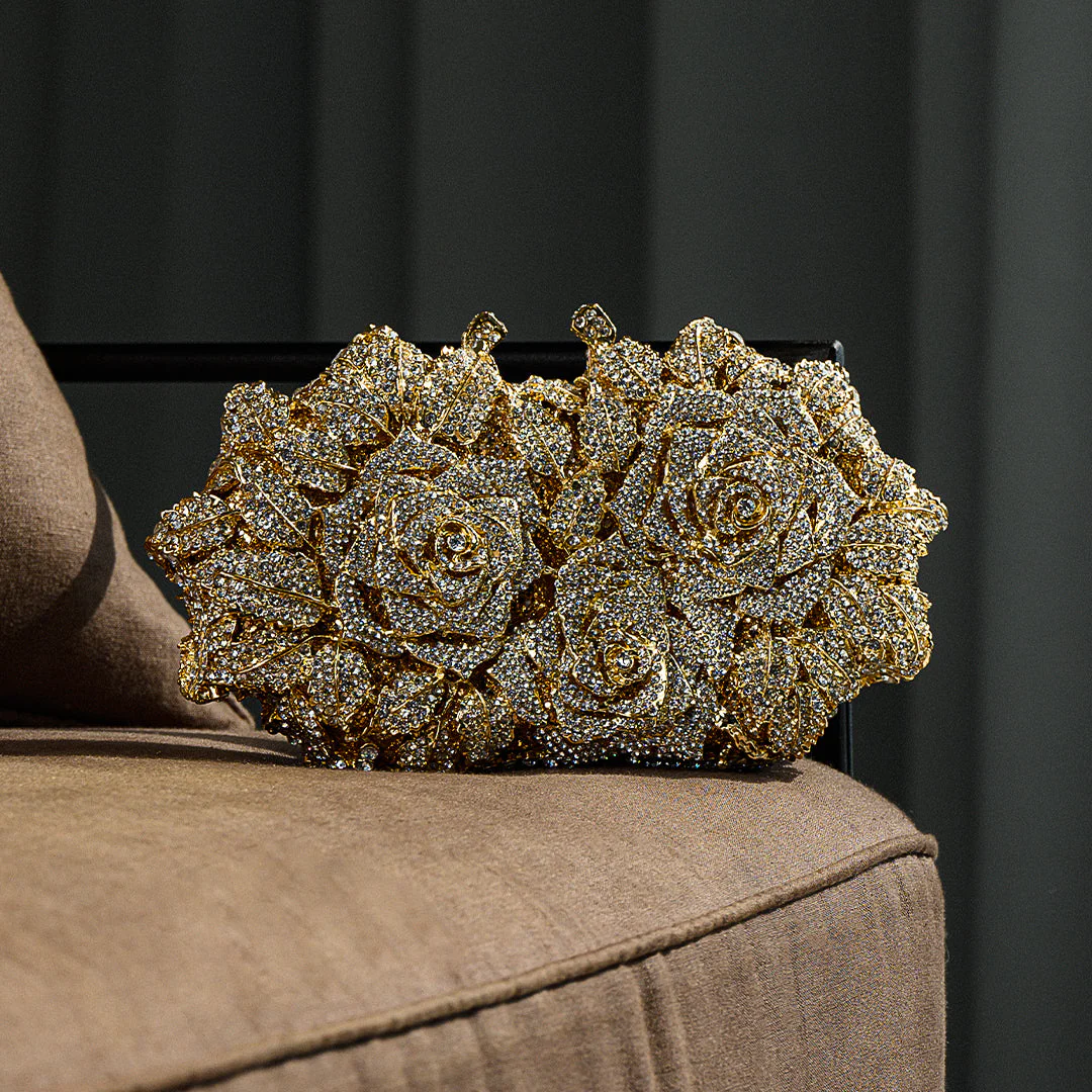 Cecilia Rose Luxury Jewel Evening Clutch Bag - Image 8