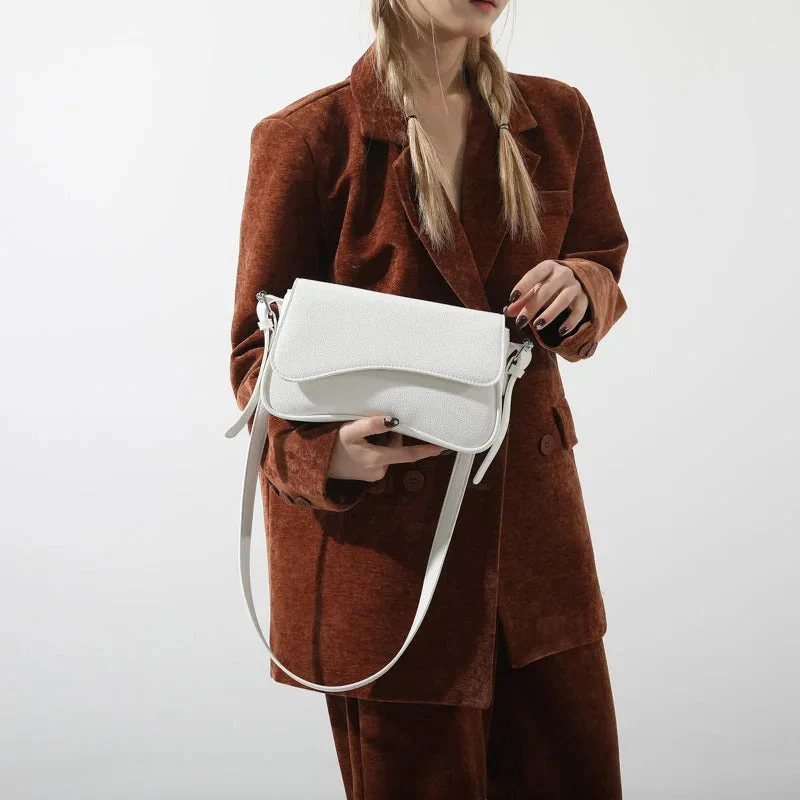 Celestia Curve Baguette Shoulder Bag - Image 23