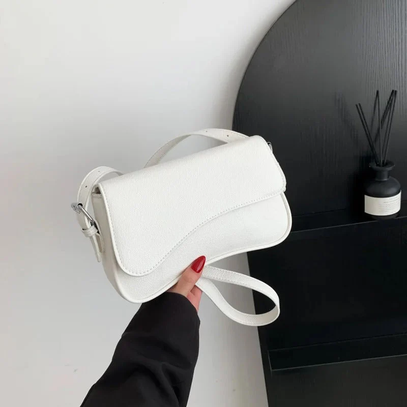 Celestia Curve Baguette Shoulder Bag - Image 25