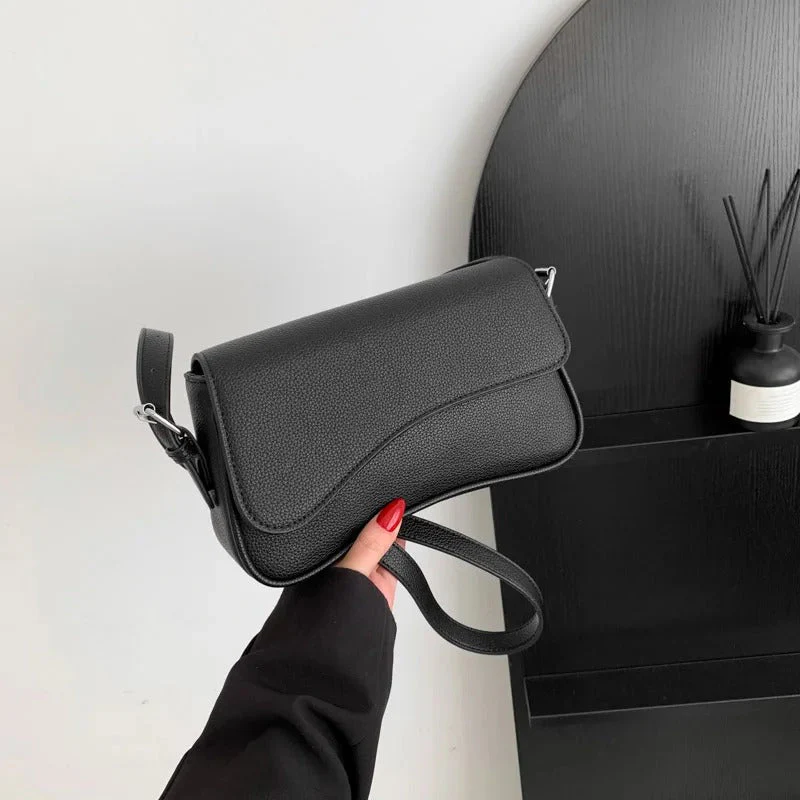 Celestia Curve Baguette Shoulder Bag - Image 30