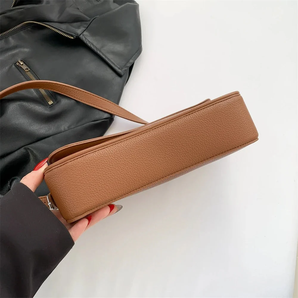 Celestia Curve Baguette Shoulder Bag - Image 6