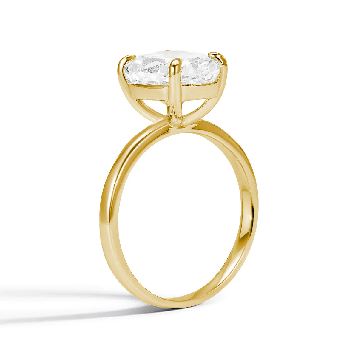 Celestial Glow Moissanite Solitaire Ring - Image 4