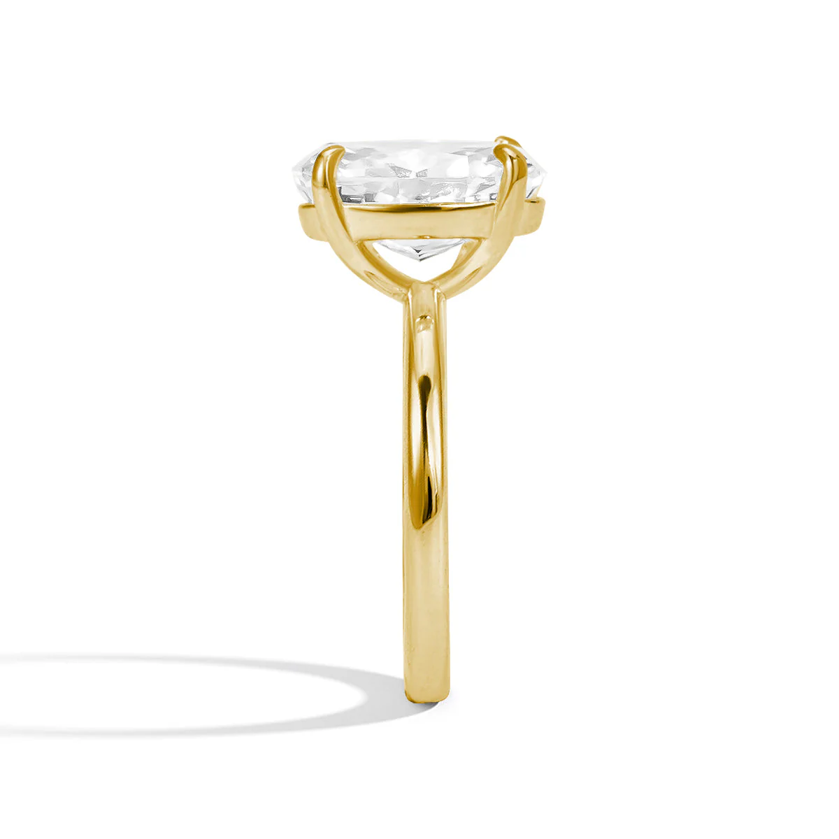Celestial Glow Moissanite Solitaire Ring - Image 5