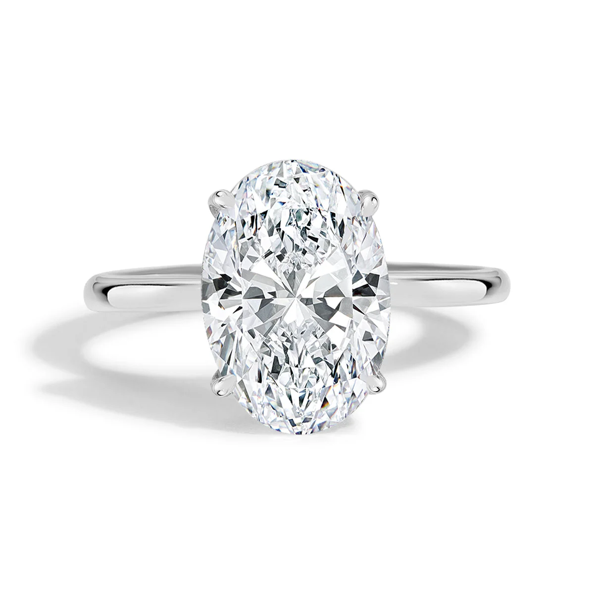 Celestial Glow Moissanite Solitaire Ring - Image 7