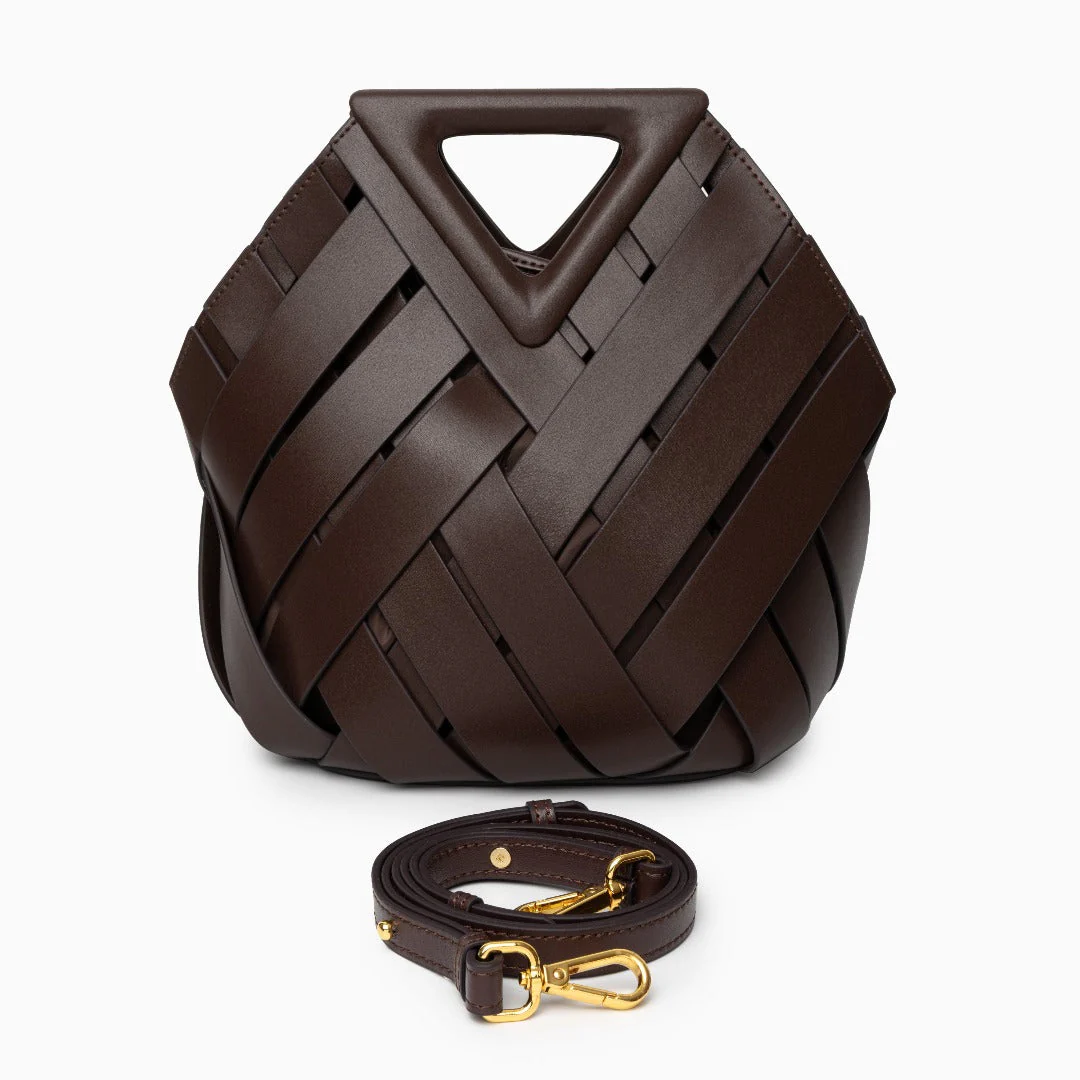 Chic Woven Leather Handbag for Casual and Formal Looks - Image 15