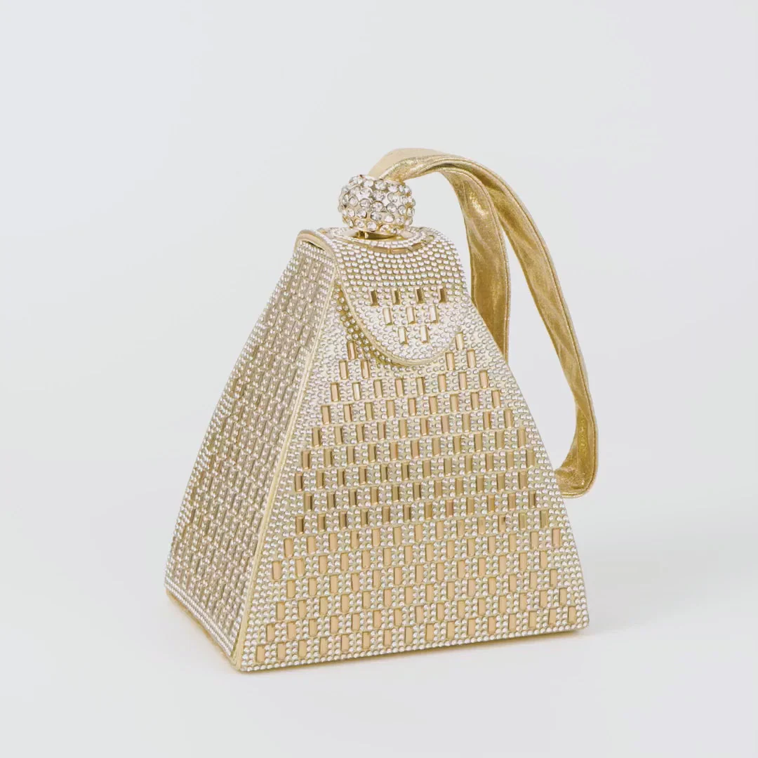 Chic Crystal Luxury Evening Handbag - Image 3