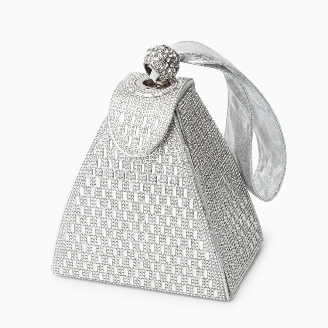 Chic Crystal Luxury Evening Handbag - Image 8