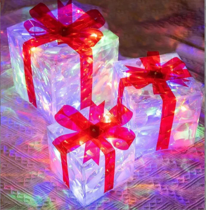 Christmas Glowing Light Box (Set of 3) - Image 7
