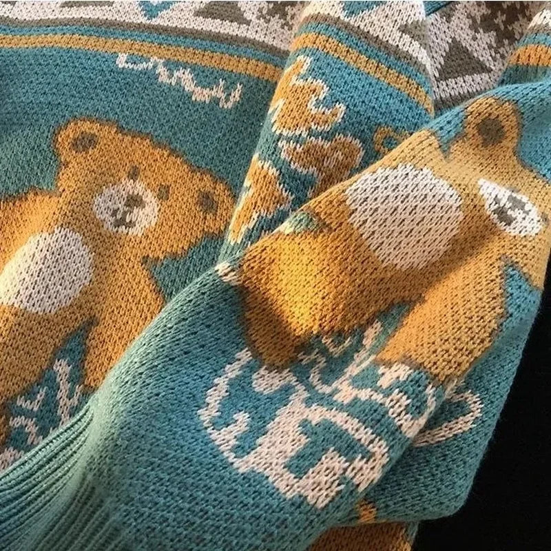 Christmas Themed Snow Bear Sweater - Image 4