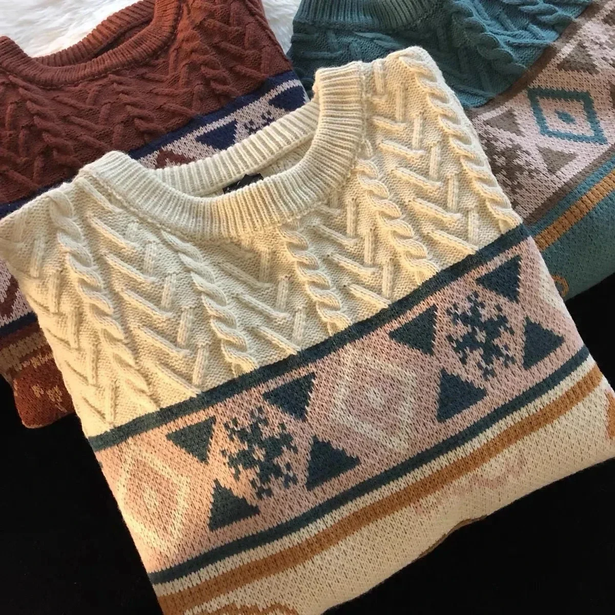 Christmas Themed Snow Bear Sweater - Image 5
