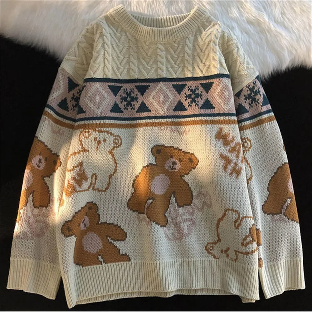 Christmas Themed Snow Bear Sweater - Image 7