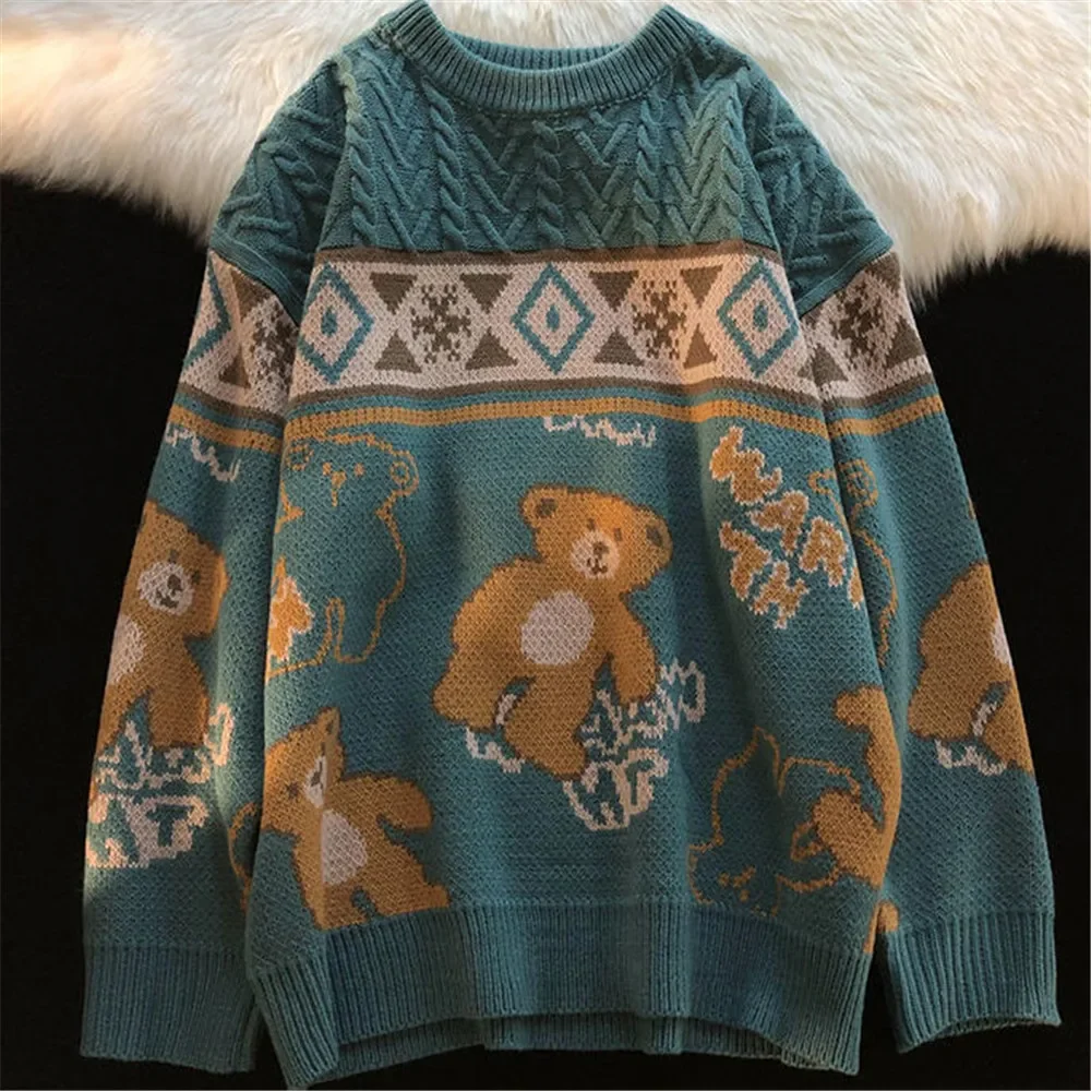Christmas Themed Snow Bear Sweater - Image 8