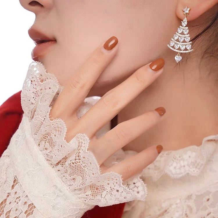Christmas Tree Earrings - Image 3