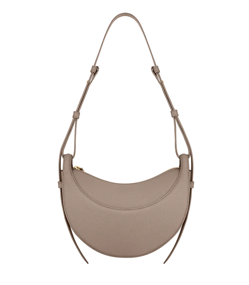 Crescent Vegan Leather Shoulder Bag - Image 3