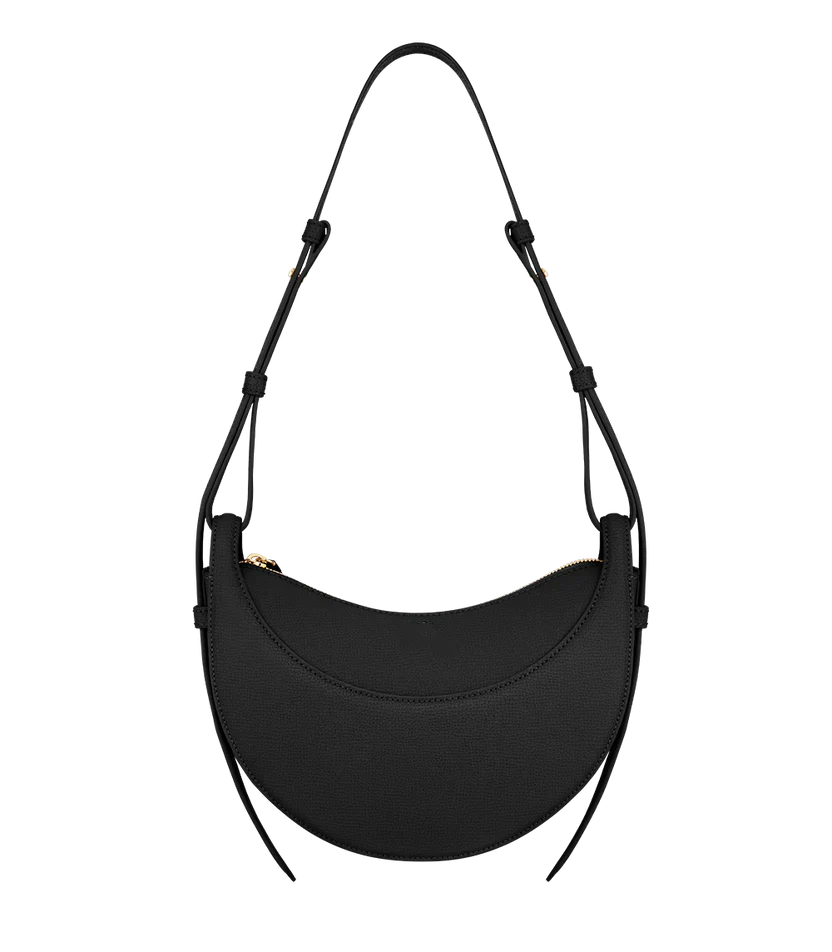 Crescent Vegan Leather Shoulder Bag - Image 4
