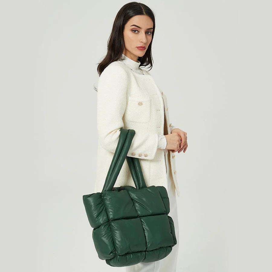 CloudChic Quilted Puffer Tote - Image 18