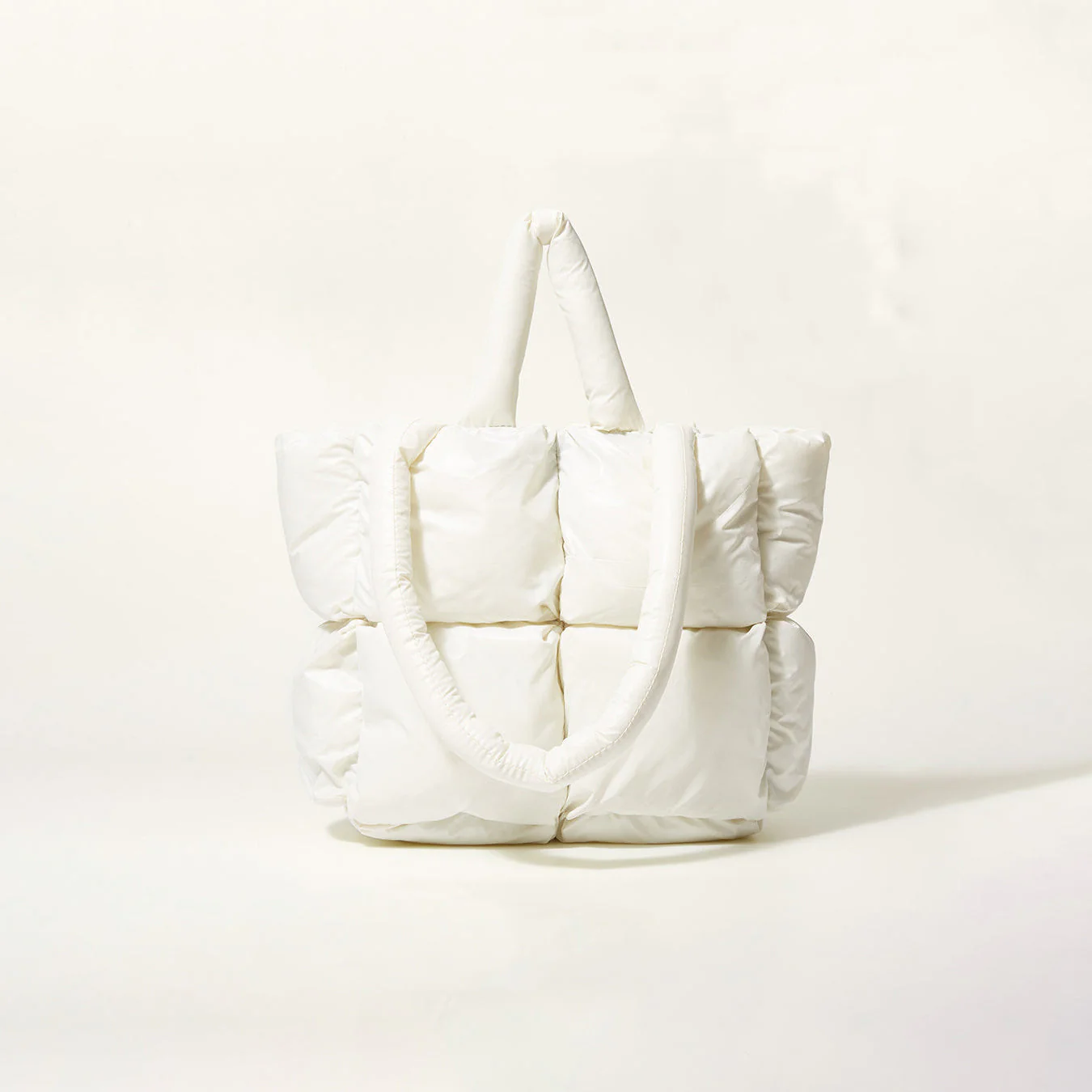 CloudChic Quilted Puffer Tote - Image 3