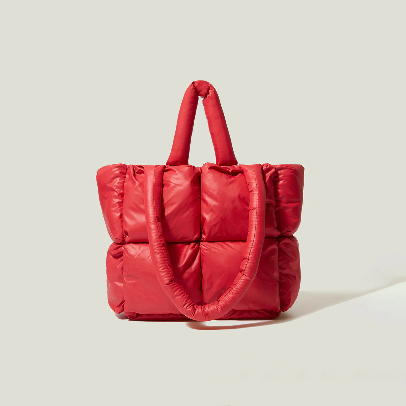 CloudChic Quilted Puffer Tote - Image 9