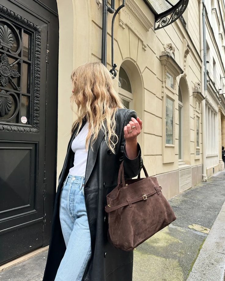 Comelia Vegan Suede Tote - Image 14