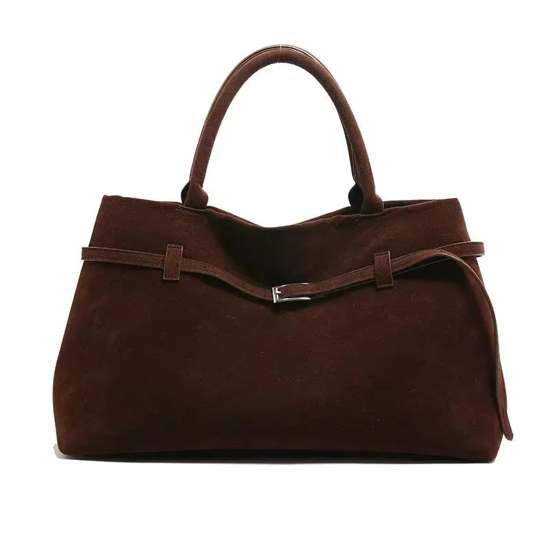 Comelia Vegan Suede Tote - Image 2
