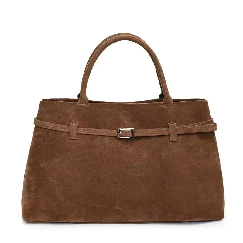 Comelia Vegan Suede Tote - Image 3