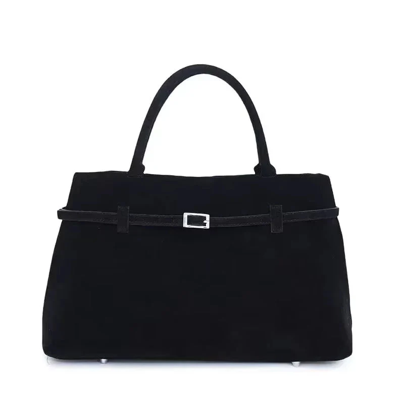 Comelia Vegan Suede Tote - Image 4