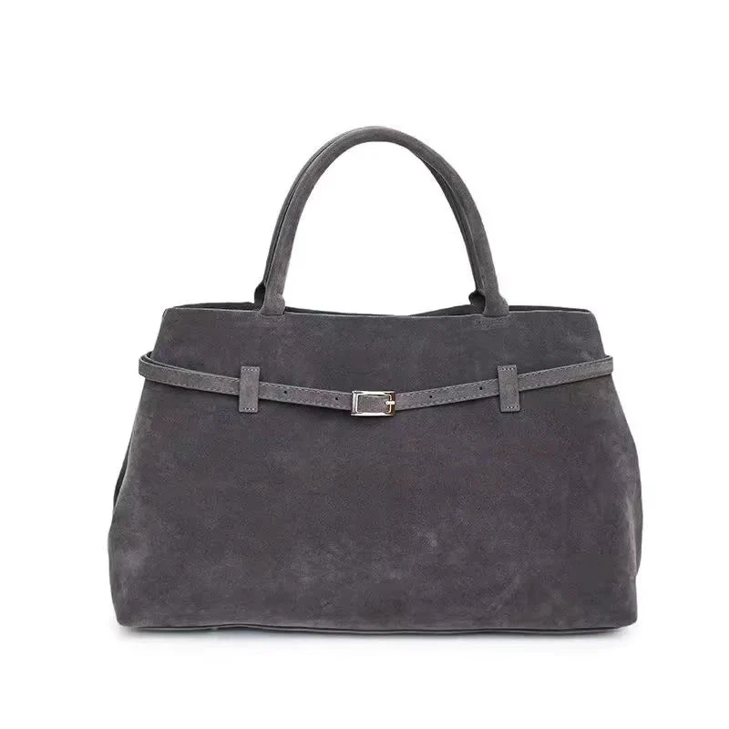 Comelia Vegan Suede Tote - Image 6