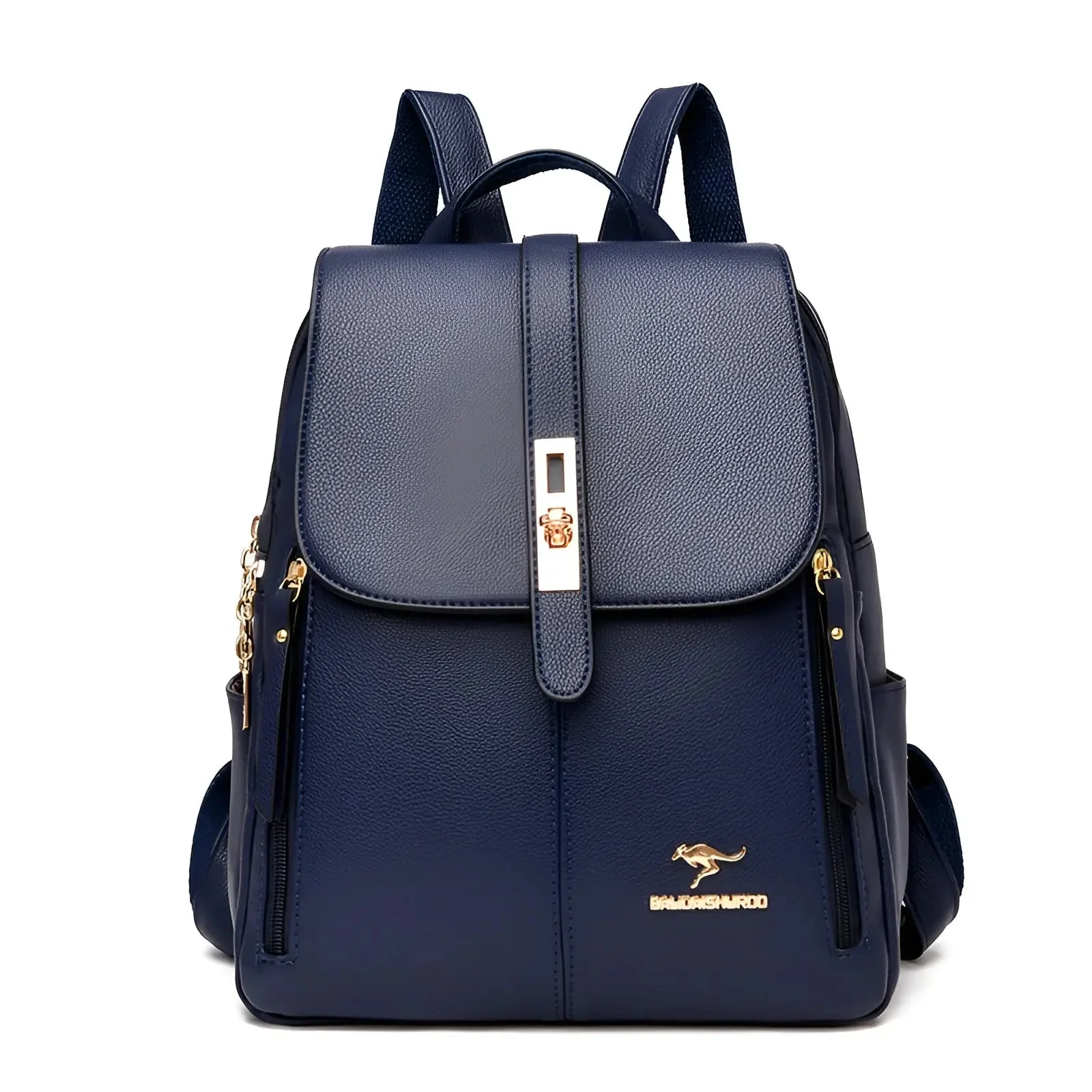 Convertible Vegan Leather Backpack – Where Style Meets Purpose - Image 4