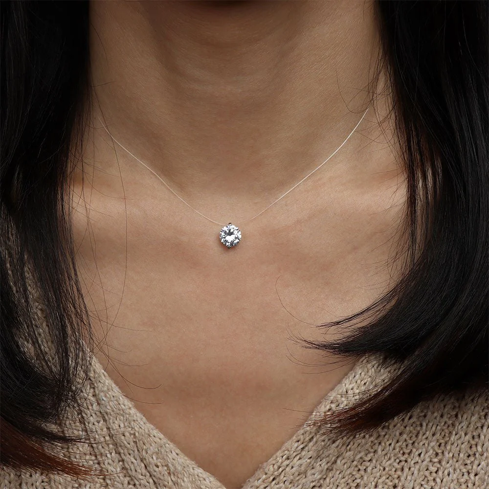 Crystal Pendant Necklace - Image 3