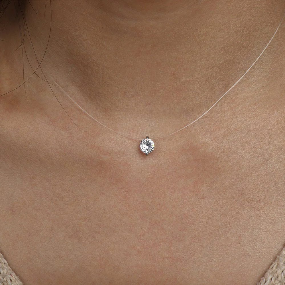 Crystal Pendant Necklace - Image 4