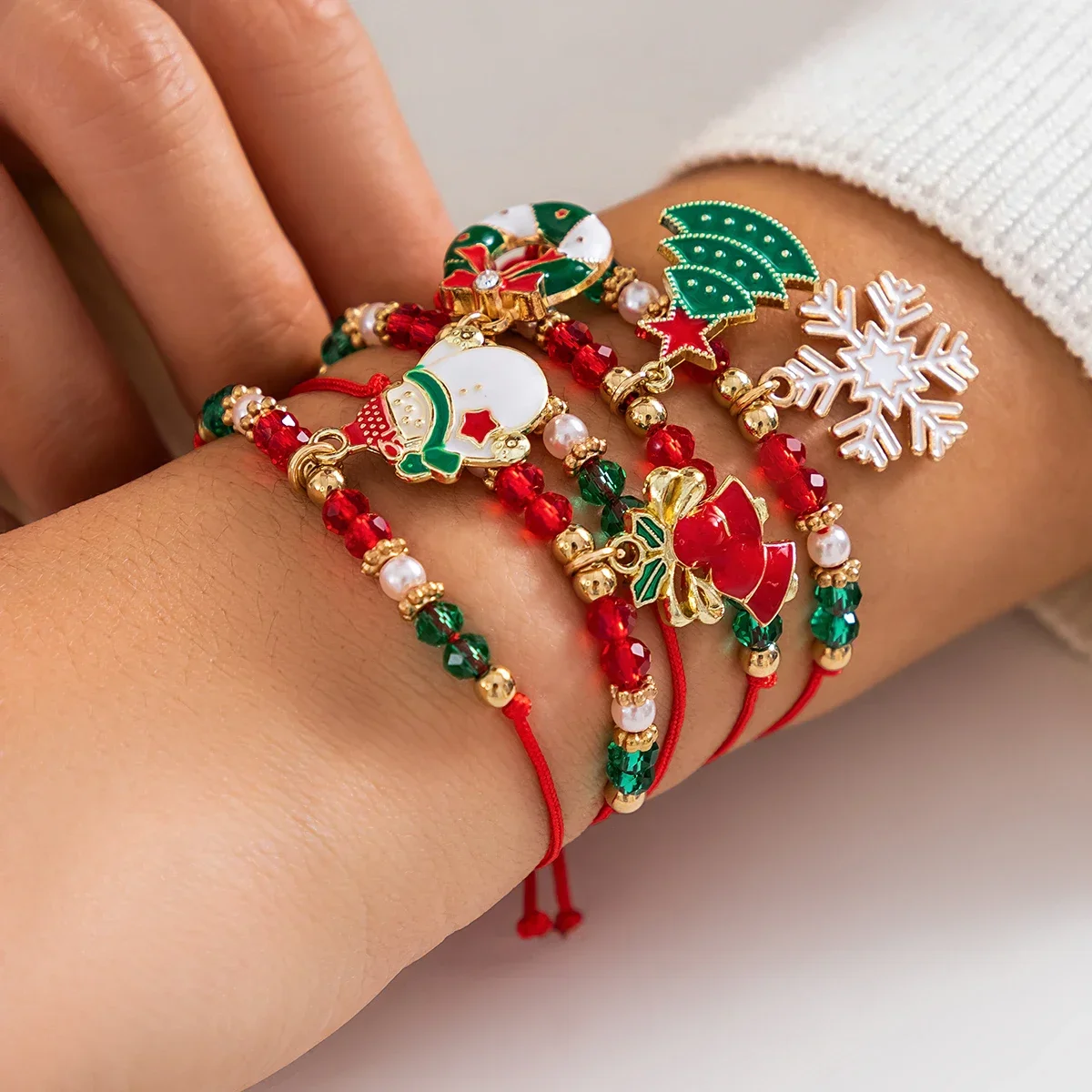 Cute Multilayer Christmas Bracelet - Image 3