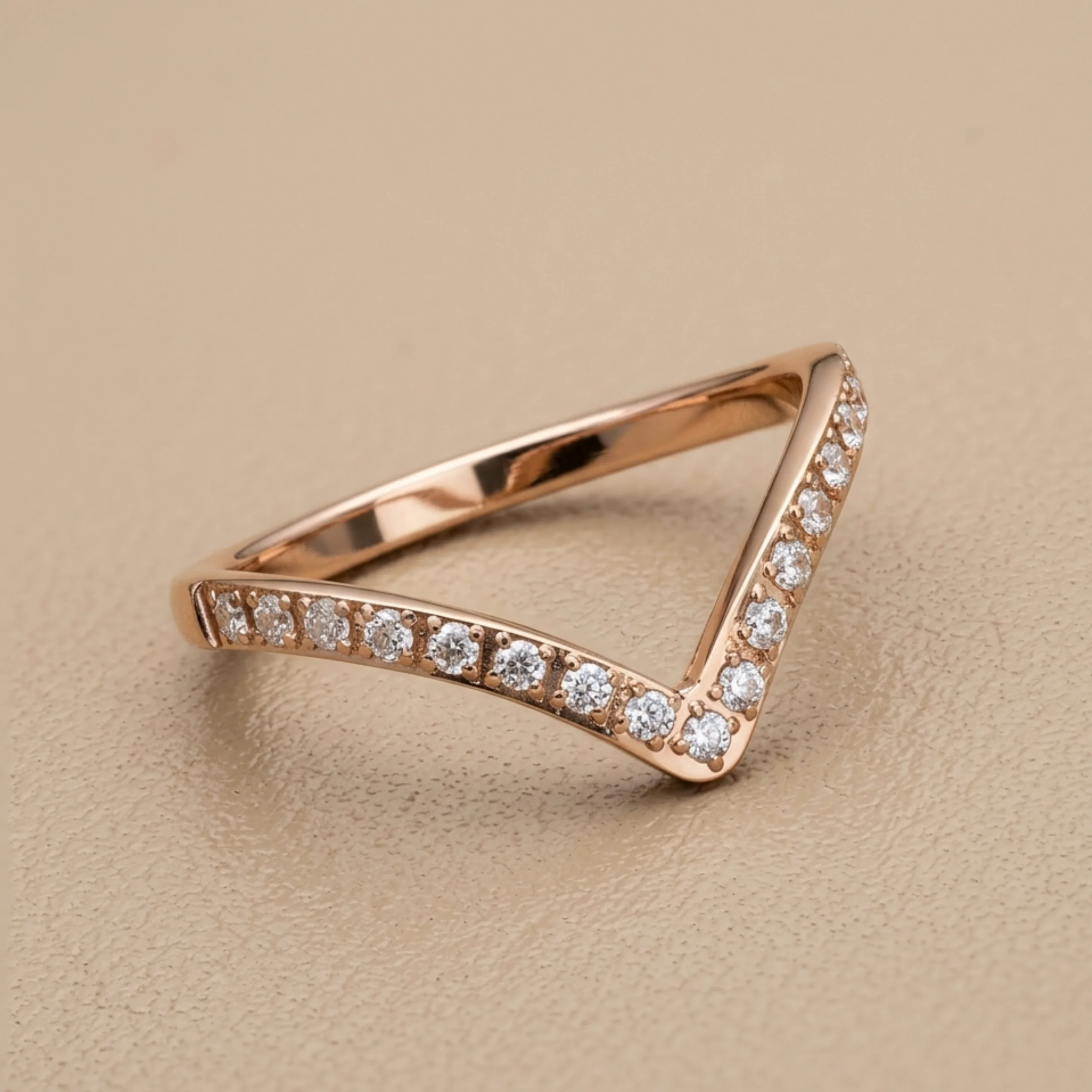Dione Contemporary Chevron Ring - Image 3