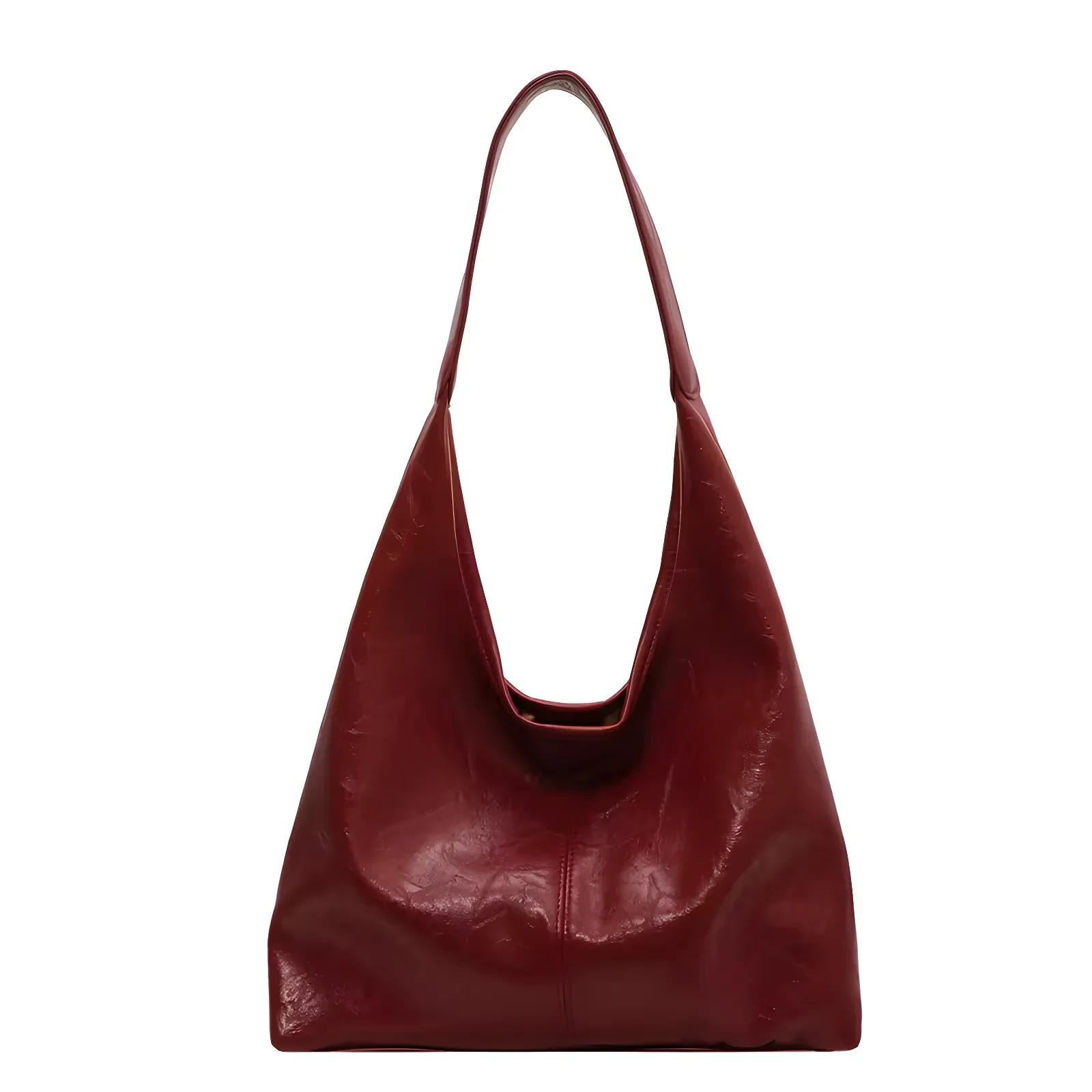 Vintage Chic Distressed Leather Tote - Image 2