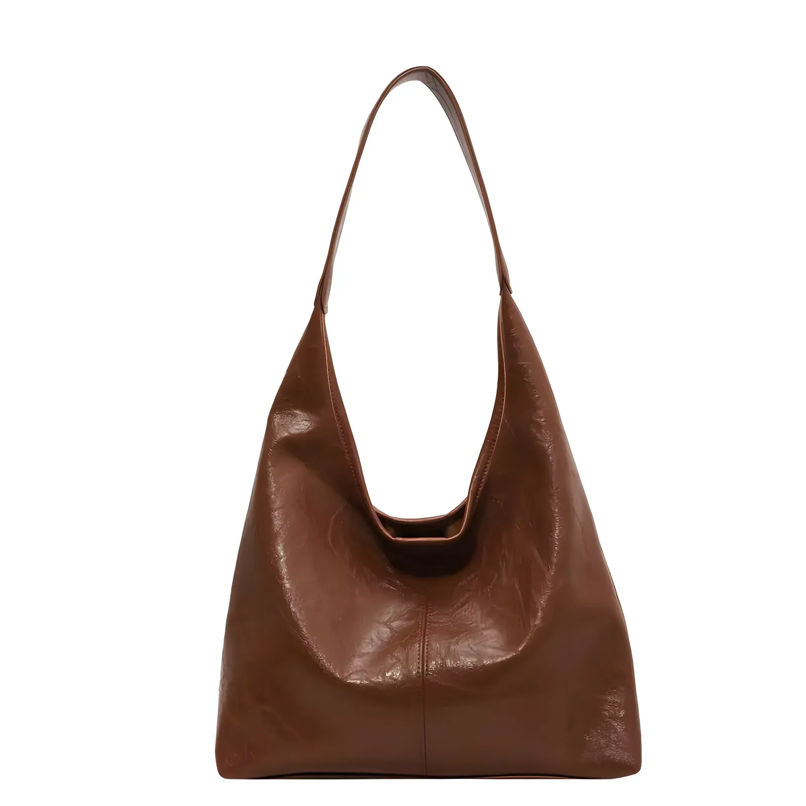 Vintage Chic Distressed Leather Tote - Image 3