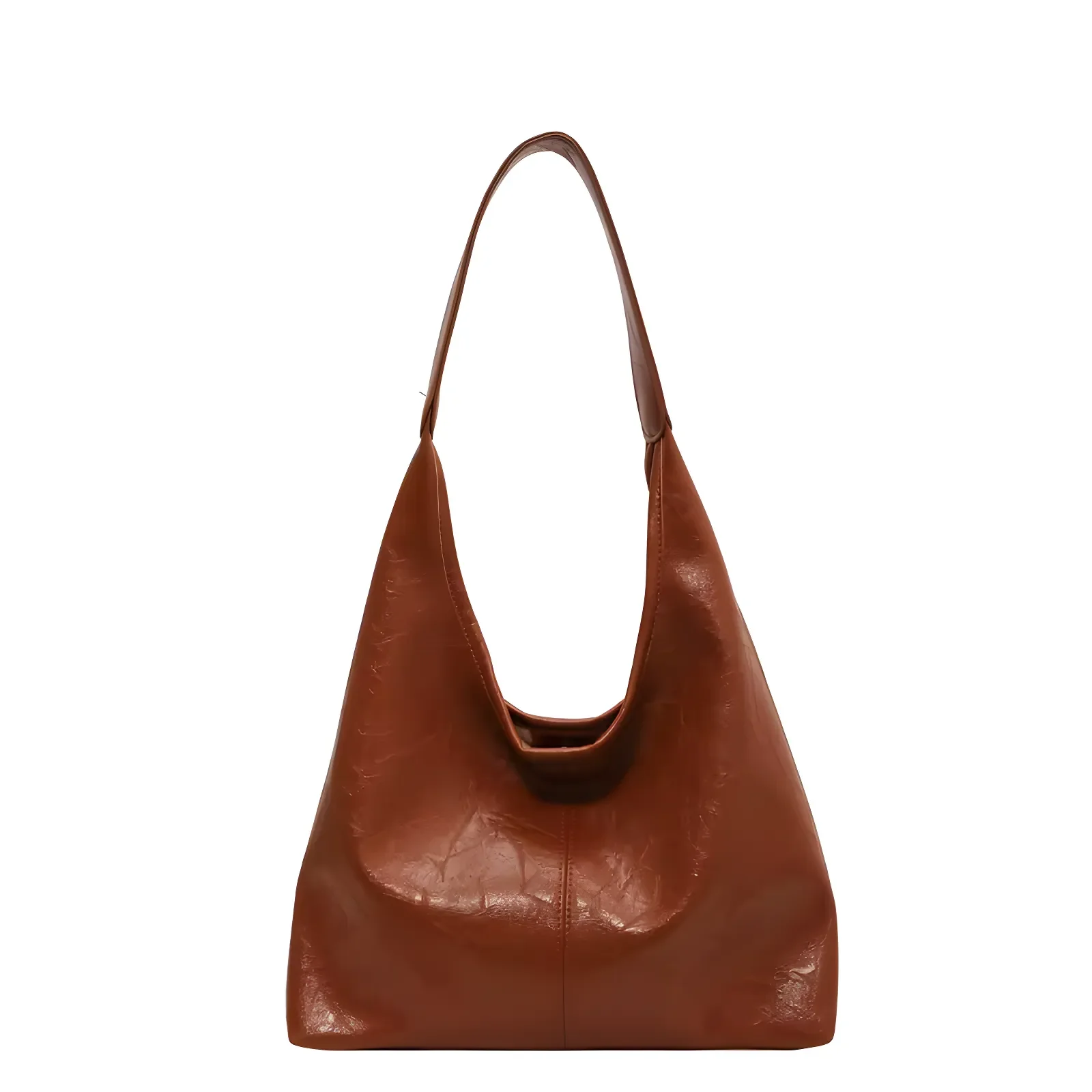 Vintage Chic Distressed Leather Tote - Image 4