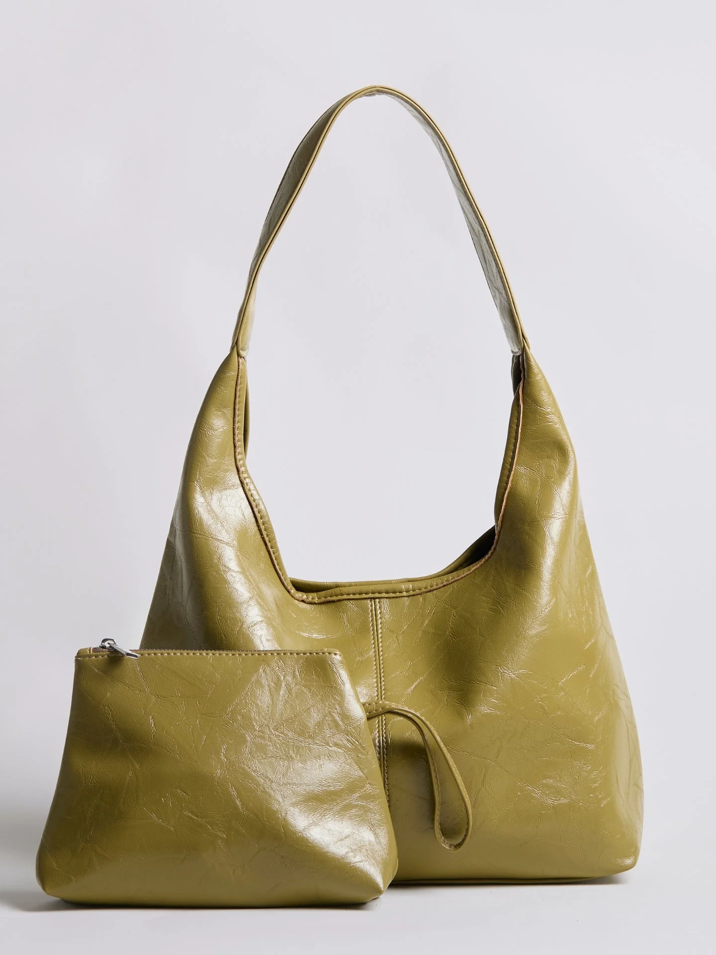 Scarlett Distressed Vegan Leather Tote - Image 11