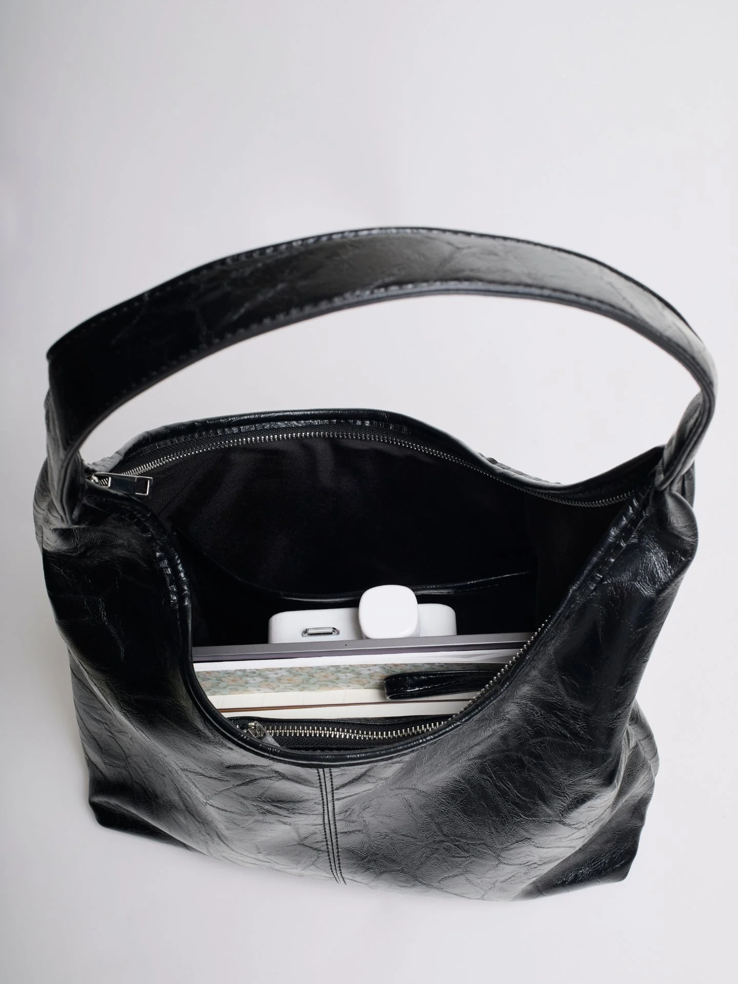 Scarlett Distressed Vegan Leather Tote - Image 20