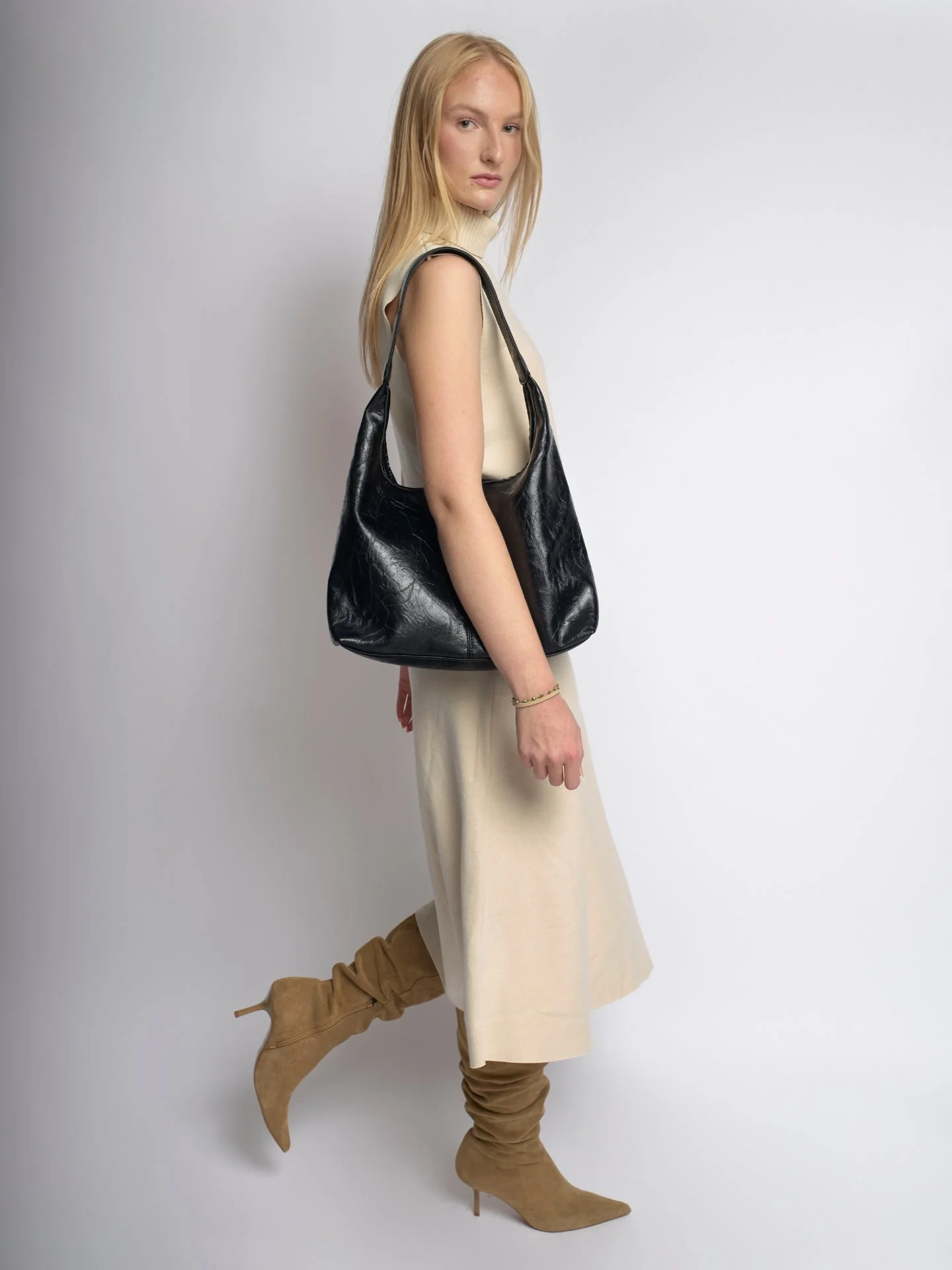 Scarlett Distressed Vegan Leather Tote - Image 21