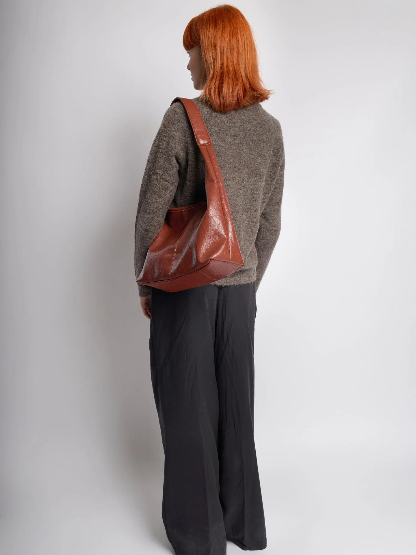 Scarlett Distressed Vegan Leather Tote - Image 36