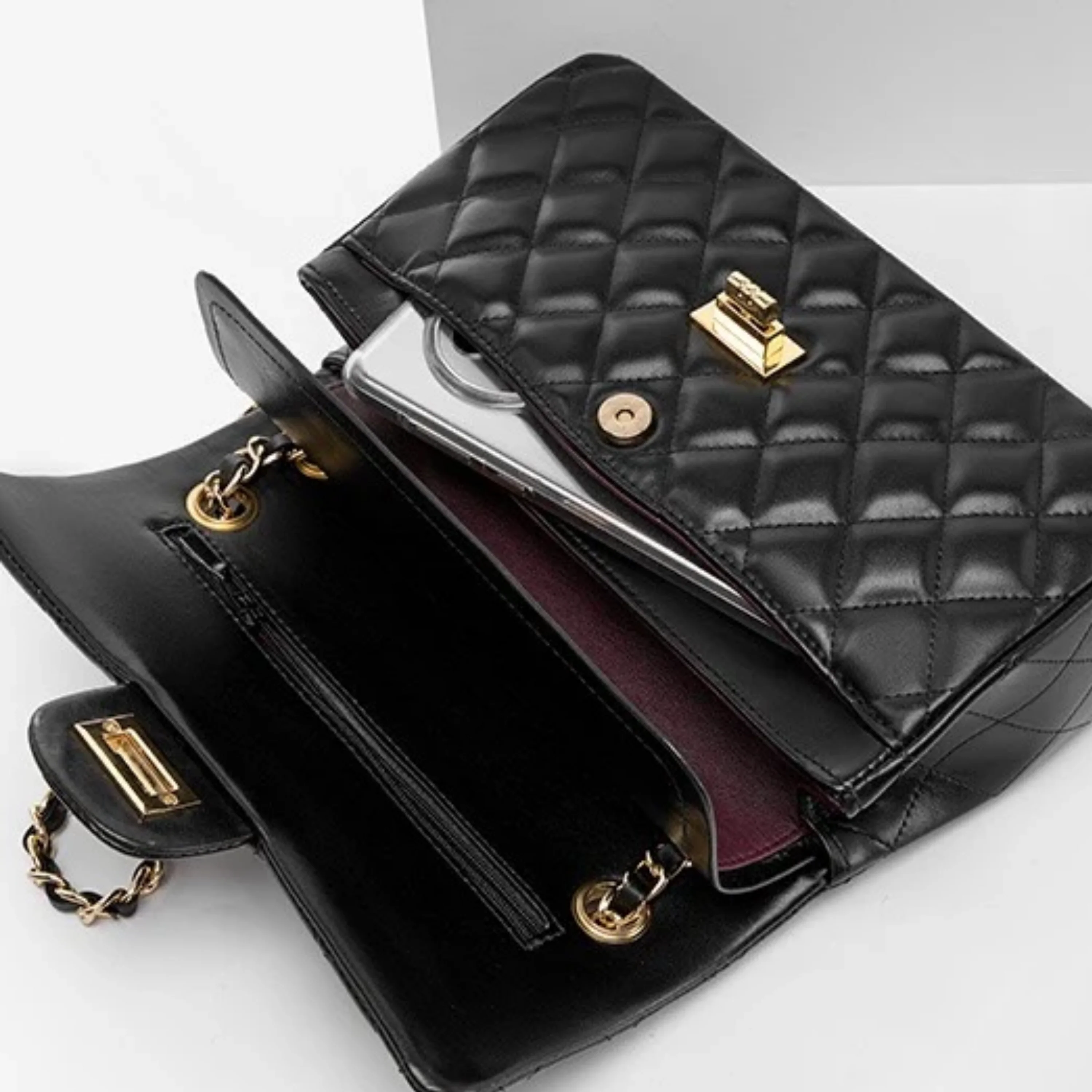 Donna Genuine Leather Shoulder Crossbody Bag - Image 6